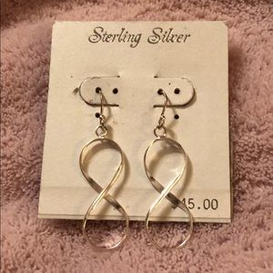 Sterling Silver Infinity Earrings